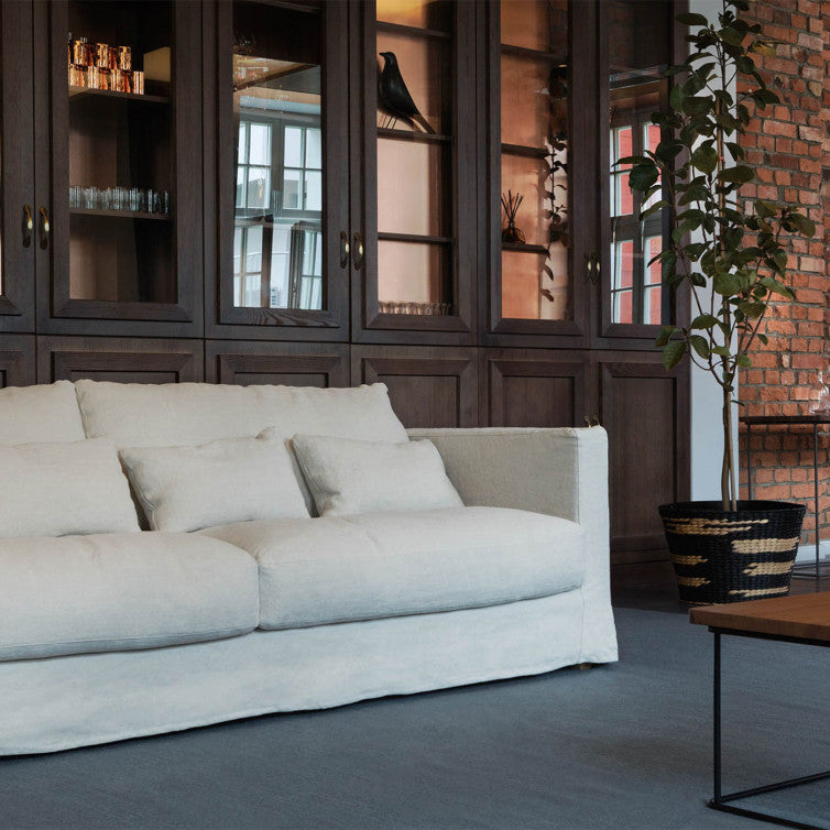 Canapé 3 places lin design | LIGNART