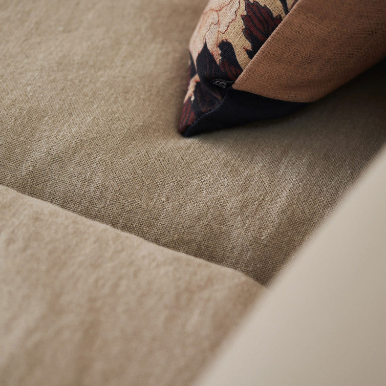 Canapé pur lin Impulse avec pieds métal – Flax n°2LIN – Canapé 3 places