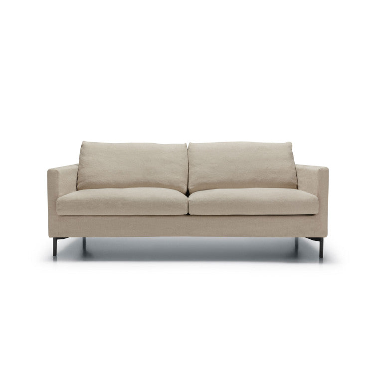 Canapé pur lin Impulse avec pieds métal – Flax n°2LIN – Canapé 2,5 places