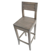 Chaise de bar en bois massif - Style élégant
