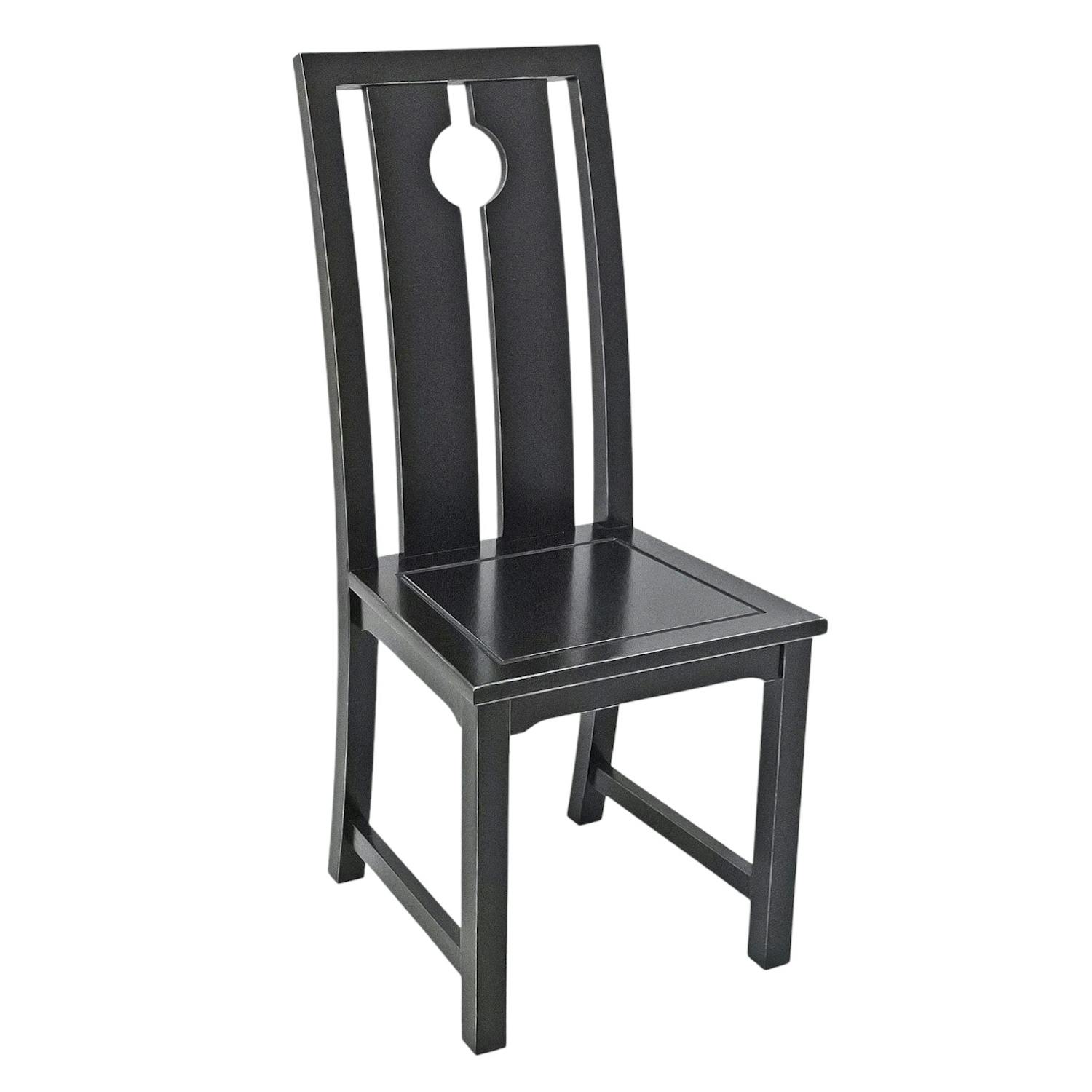 Chaise chinoise ming hévéa massif MAORI