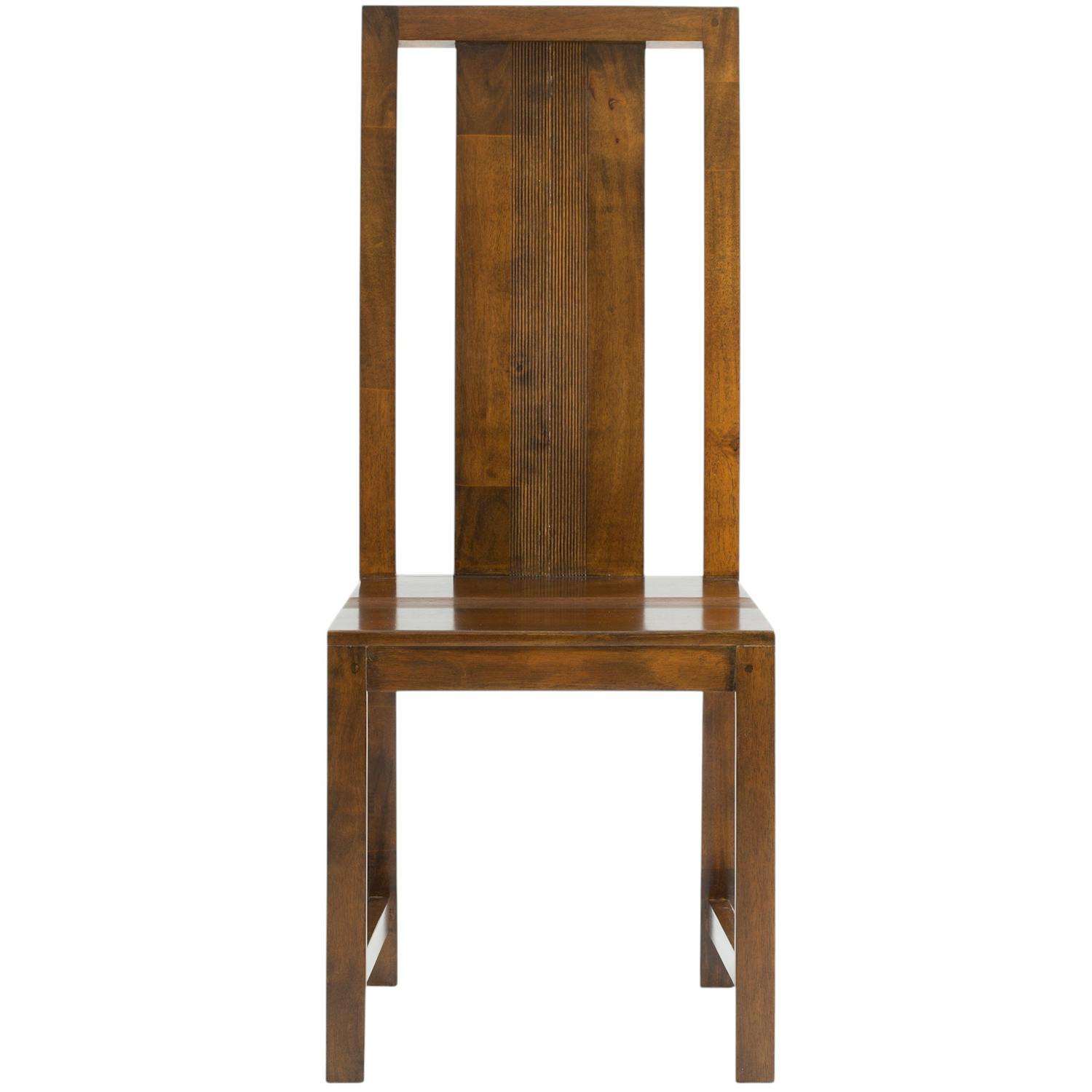 Chaise en bois massif - Style colonial