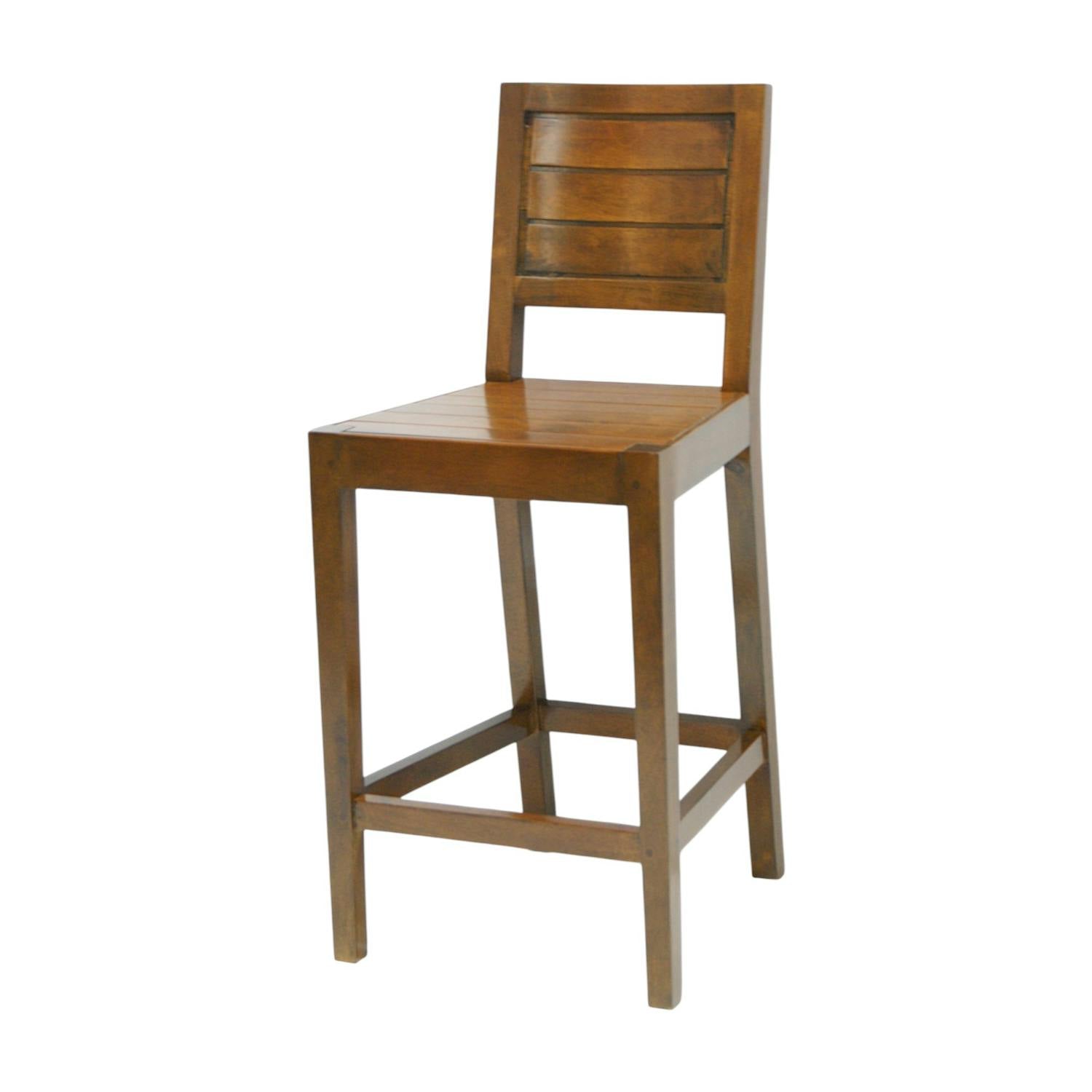 Chaise de bar en Bois Massif - Style épuré