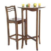 Chaise de bar en bois massif - Style traditionnel