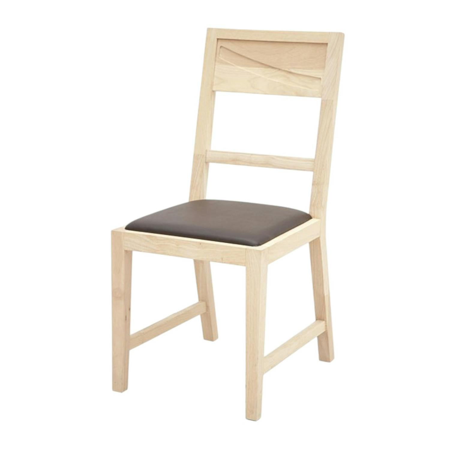 Chaise de repas Hévéa assise mousse 42x50x90cm NIAGARA