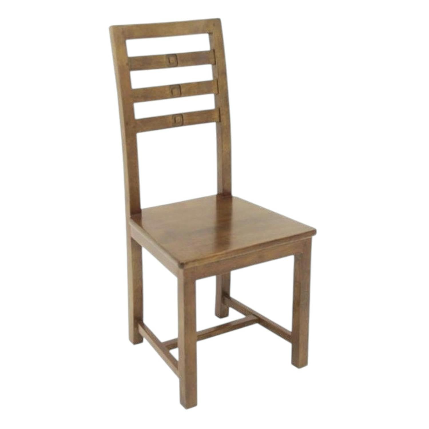 Chaise en bois massif - Style exotique