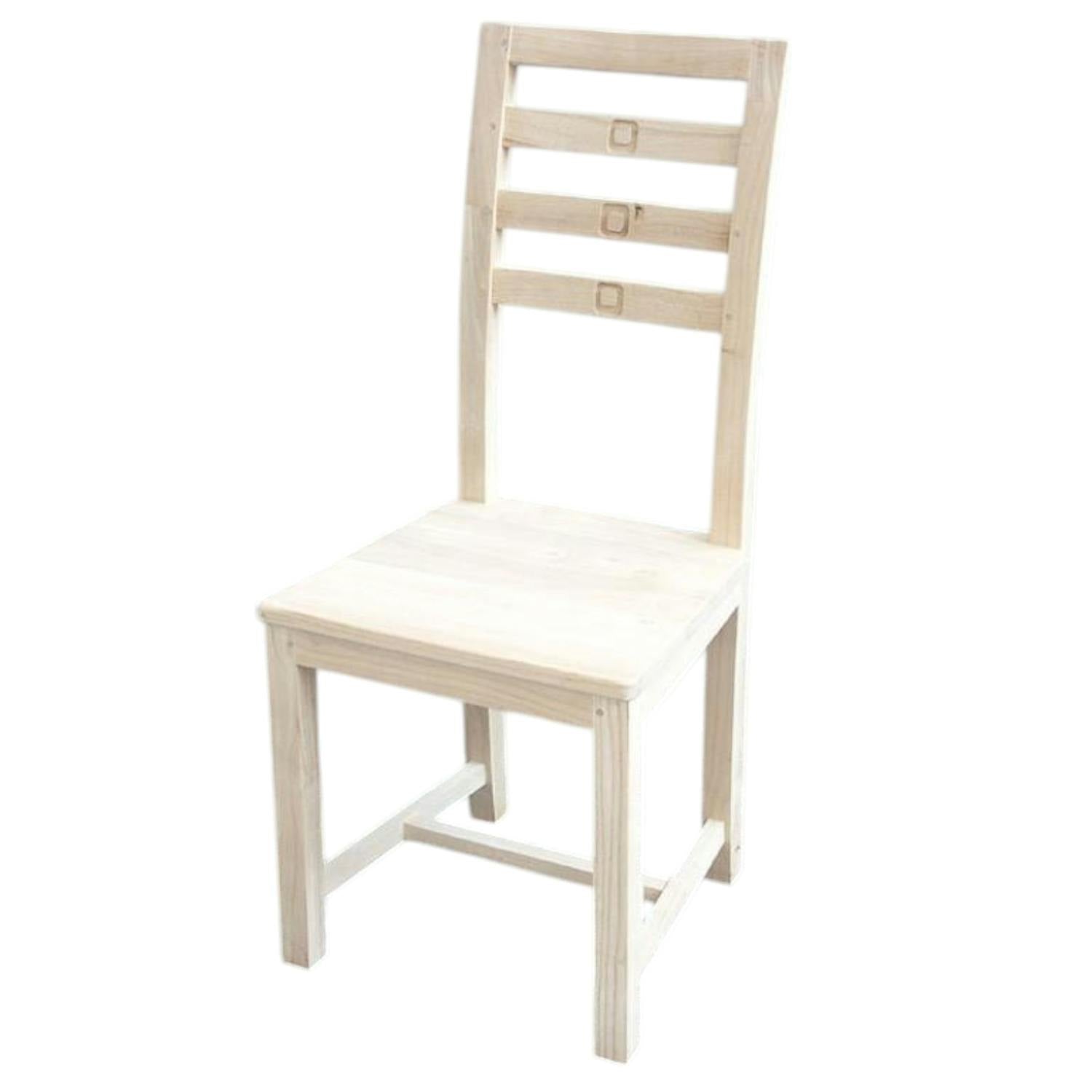Chaise exotique hévéa TESSA