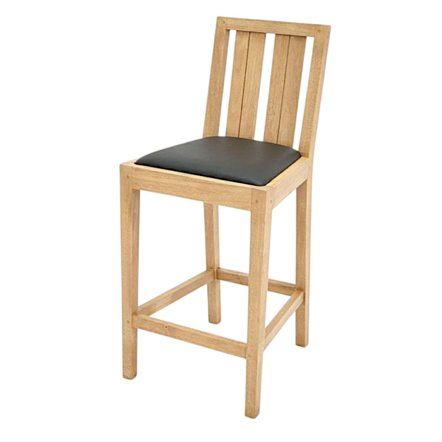Chaise de bar en bois massif - Style moderne