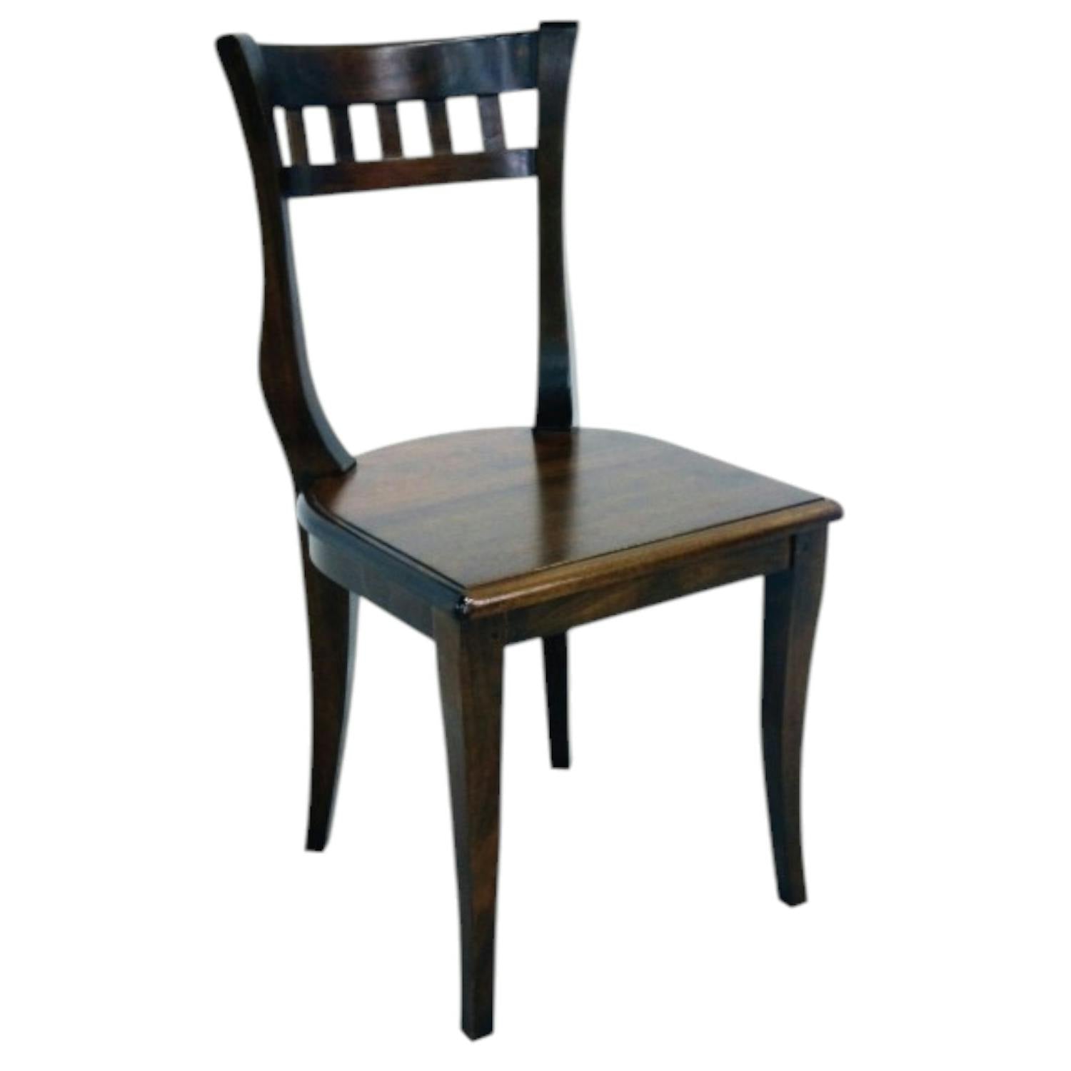 Chaise en bois massif - Style colonial