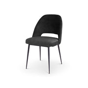 Chaise Harmonie en Métal Noir | LIGNART