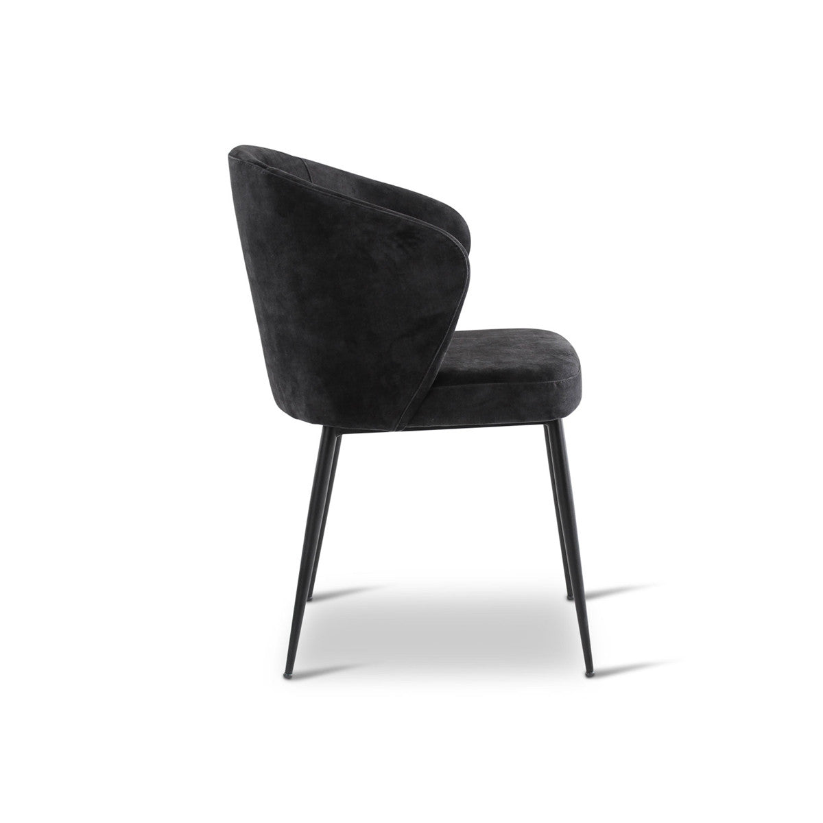 Chaise Élégance Métal Noir | LIGNART