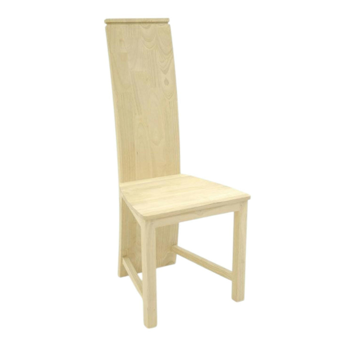 Chaise moderne hévéa massif HELENA