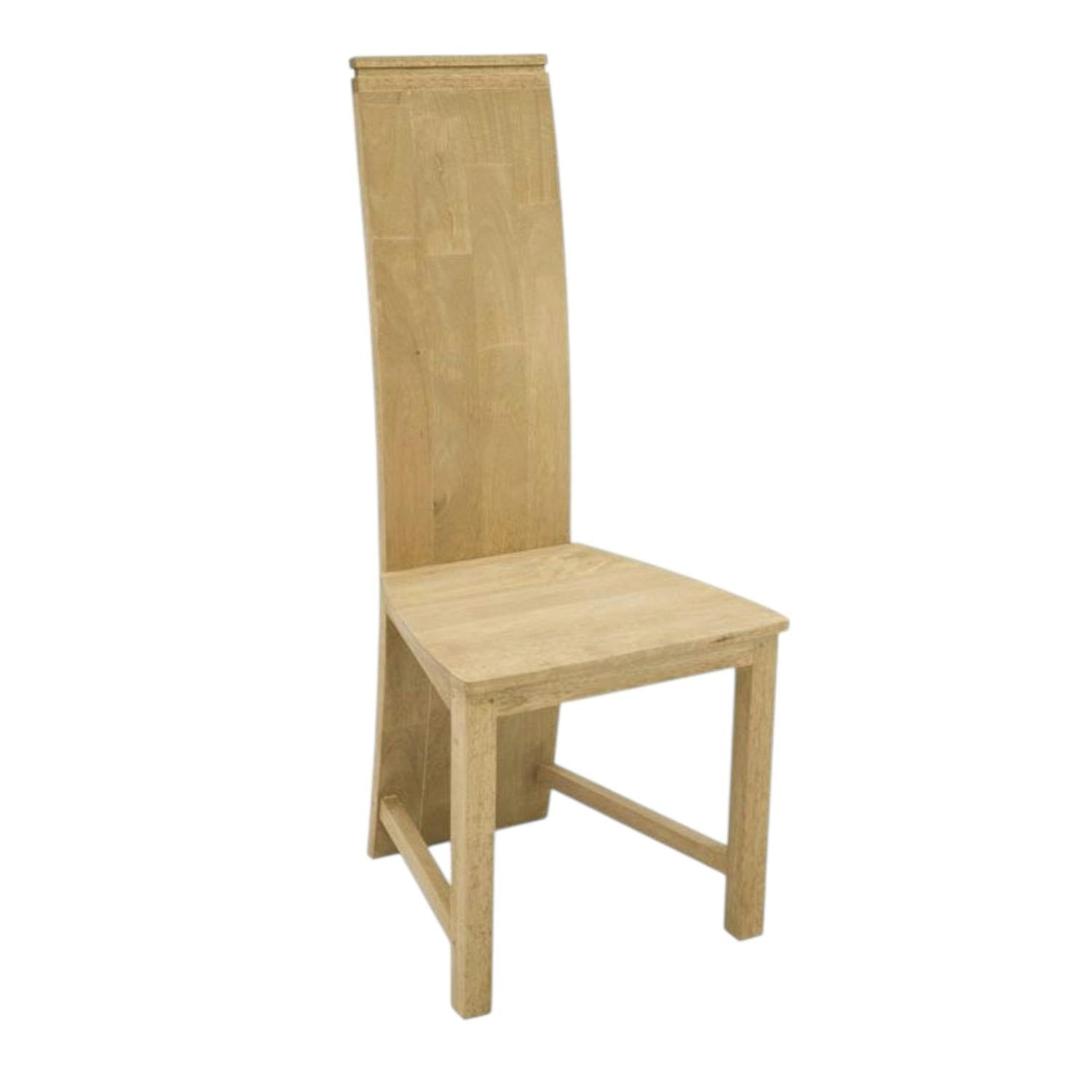 Chaise moderne hévéa massif HELENA