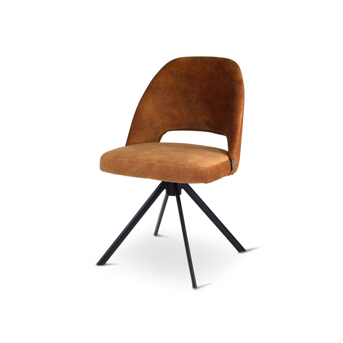 190 1552 Chaise Pivotante Joy Avec Pied En Metal Noir.Html – Cognac Adore n°28 – Taille standard