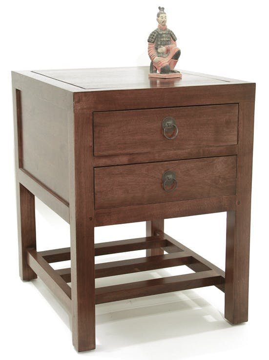 Table de chevet en bois massif - Style moderne
