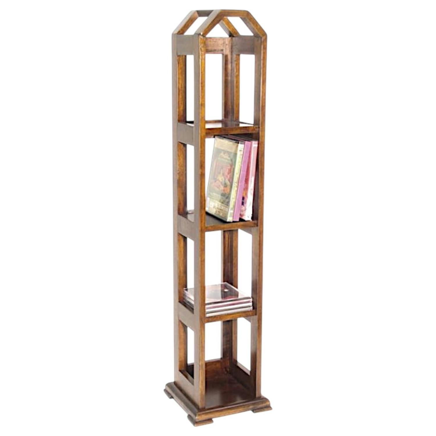 Colonne CD/DVD en bois massif - Style moderne