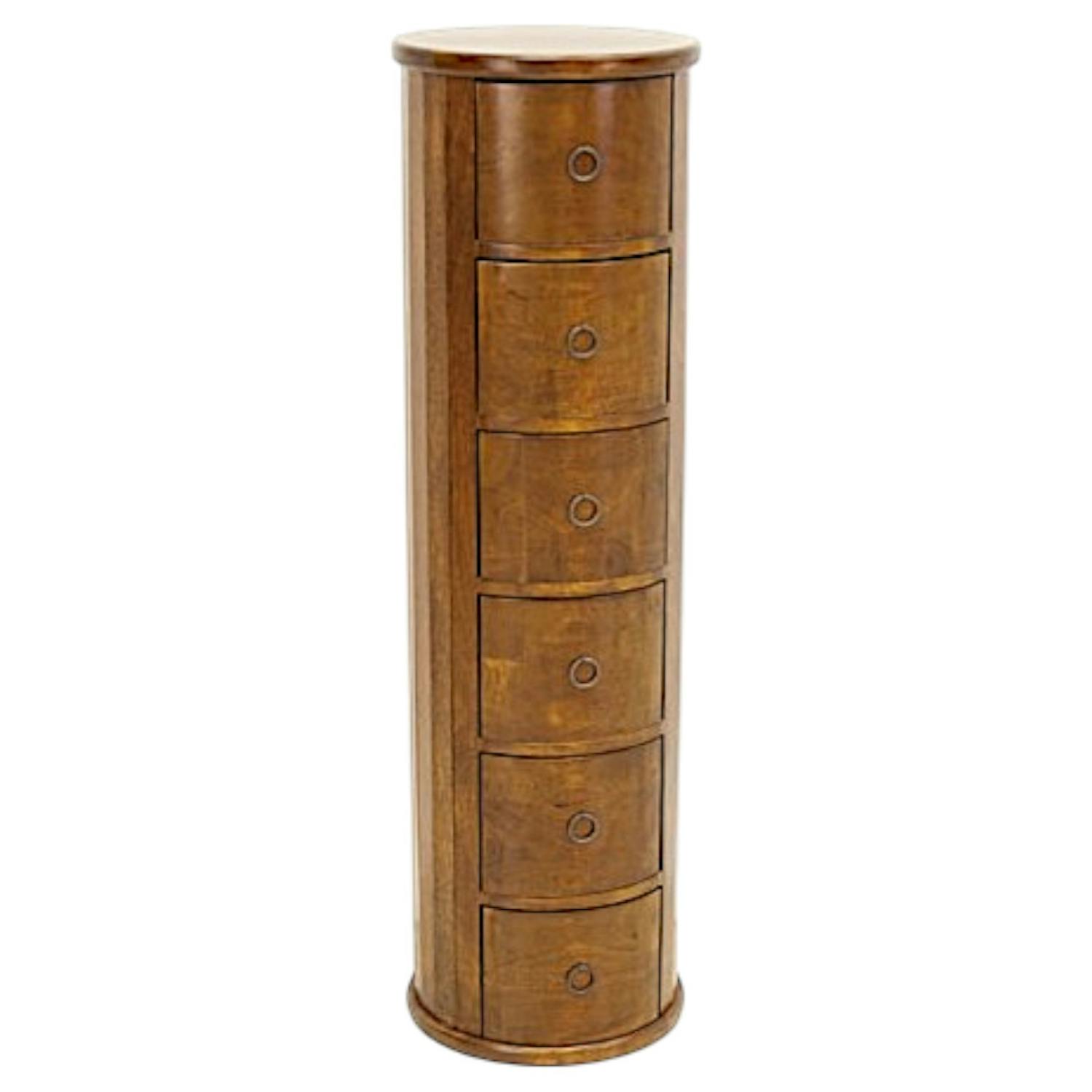 Colonne DVD en Bois Massif - Style traditionnel