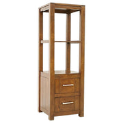 Colonne étagère en bois massif - Style moderne