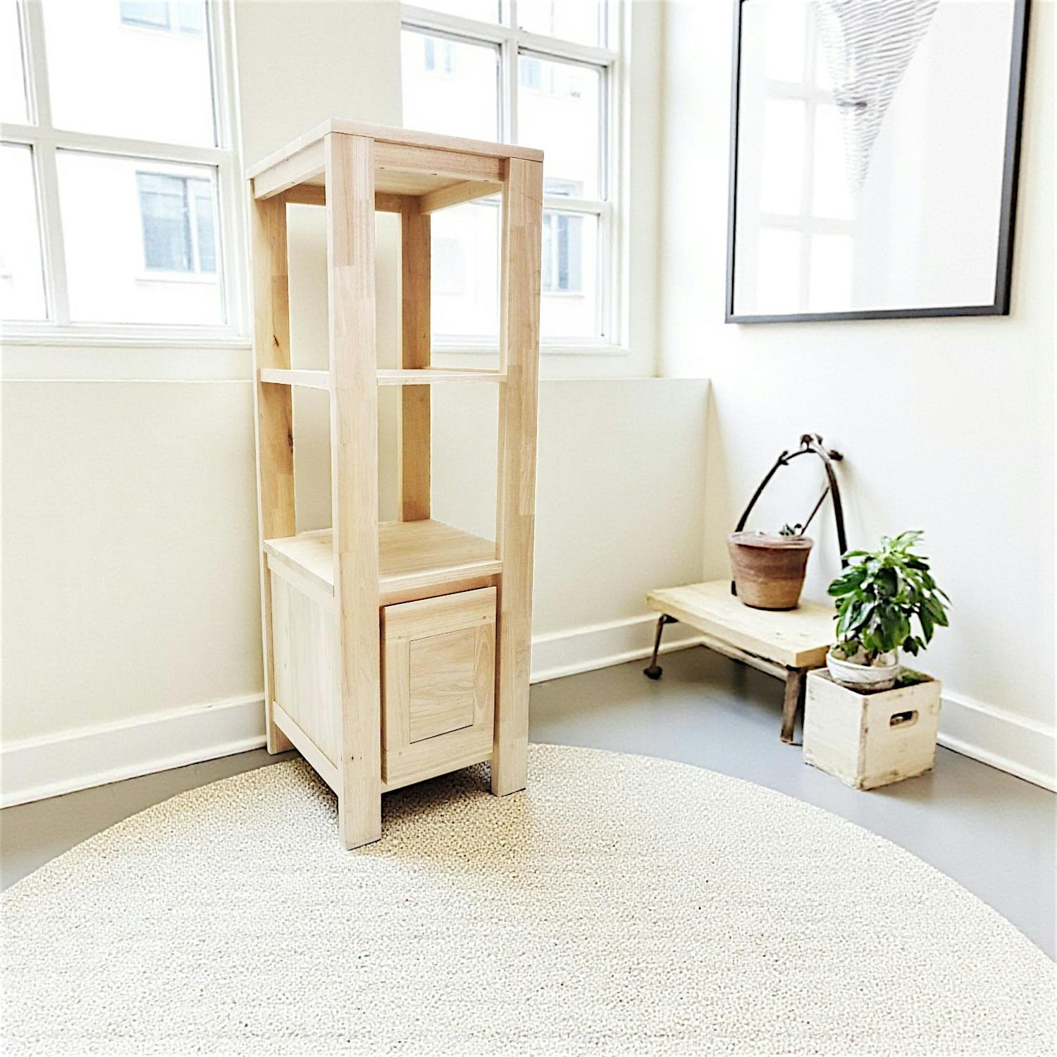 Colonne en Bois Massif - Style moderne