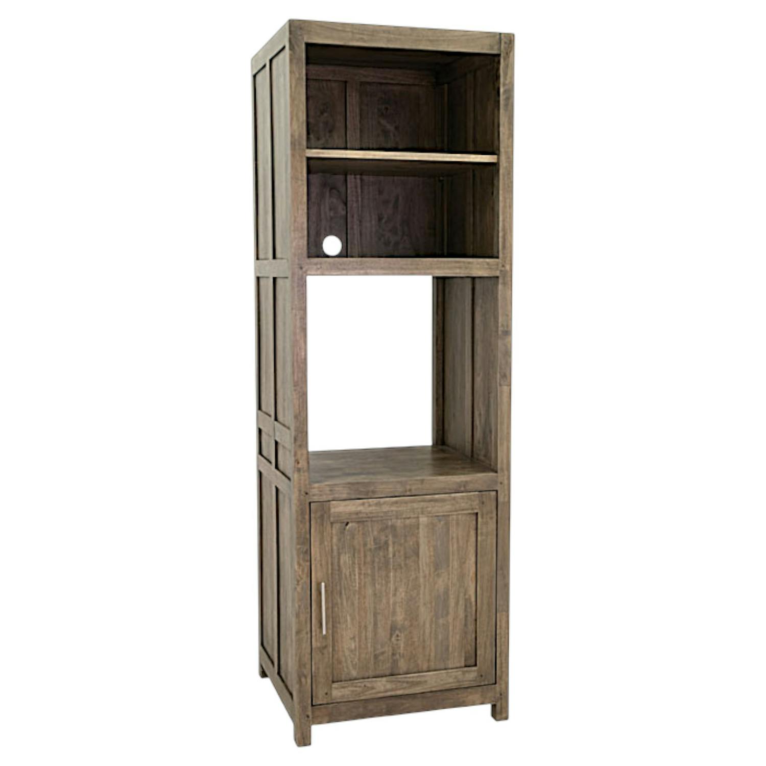 Colonne Hévéa 1 porte, 3 niches 66x60x205cm TRADITION