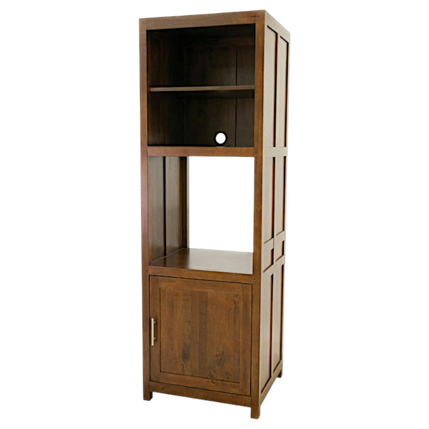 Colonne Hévéa 1 porte, 3 niches 66x60x205cm TRADITION