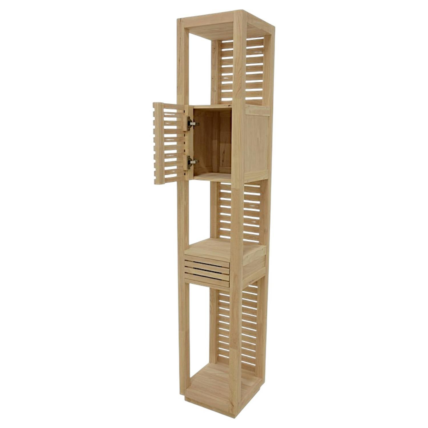Colonne ouverte en bois massif - Style moderne