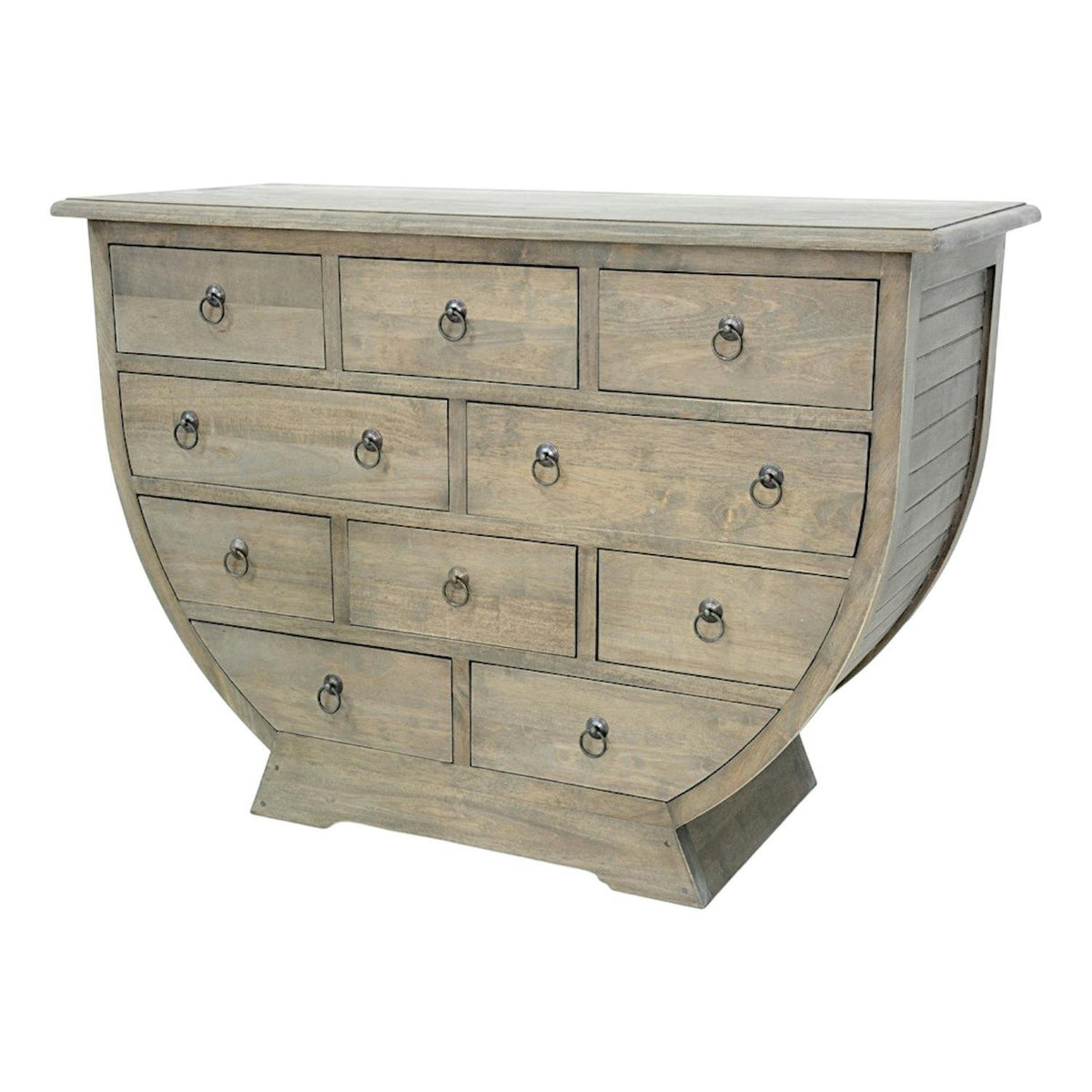 Commode bois massif 10 tiroirs TRADITION