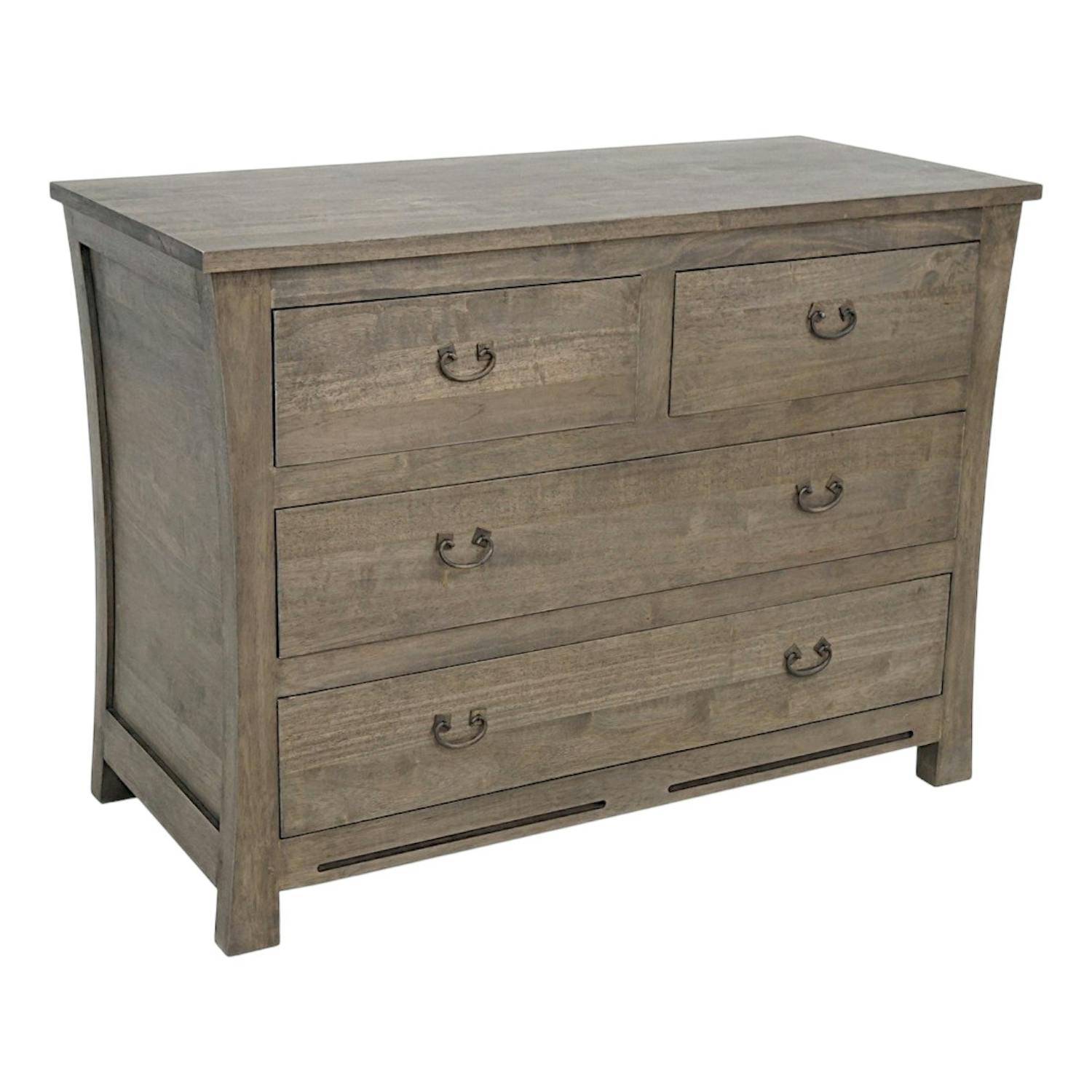 Commode chambre bois massif style exotique MAORI