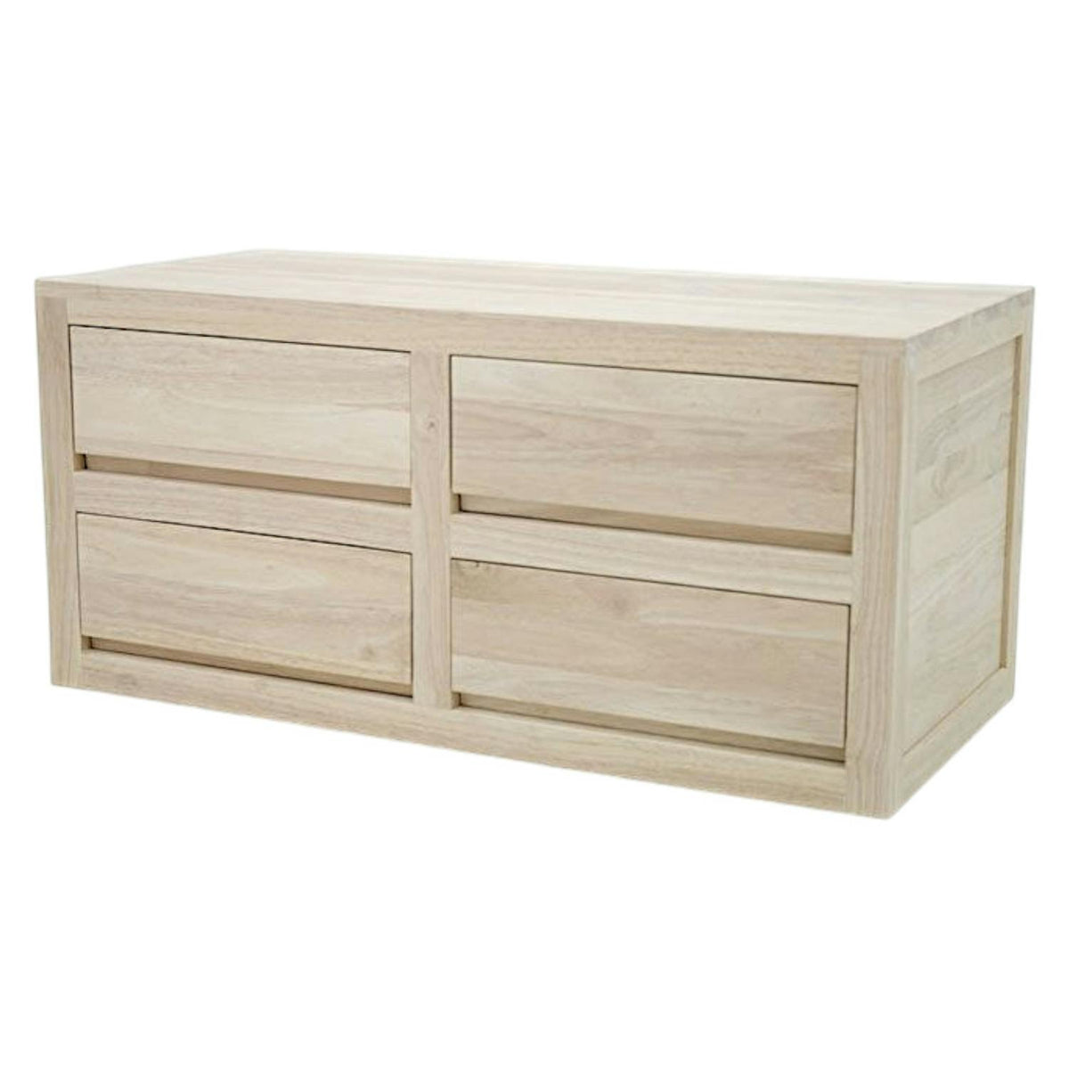 Commode chambre moderne bois massif OLGA