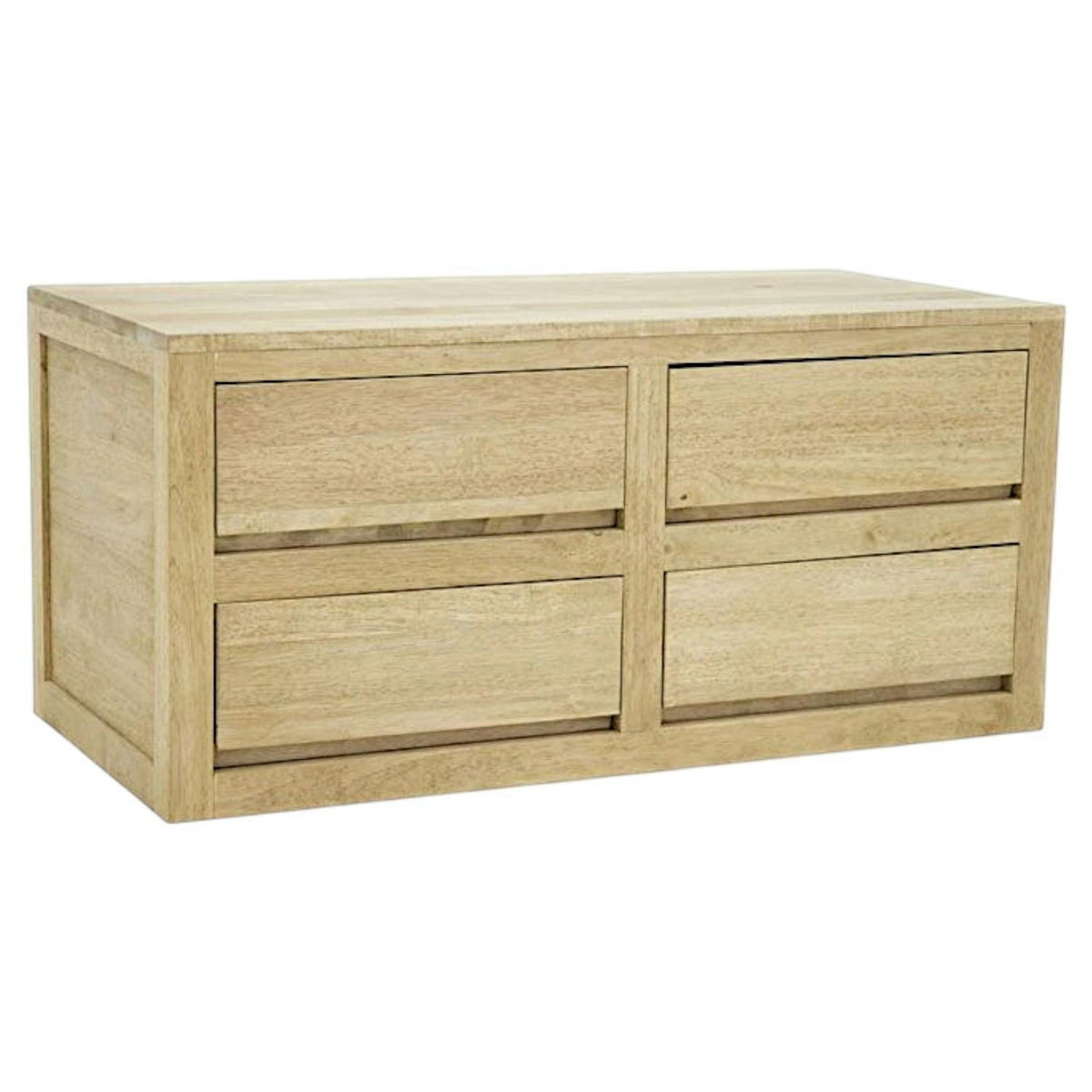 Commode chambre moderne bois massif OLGA