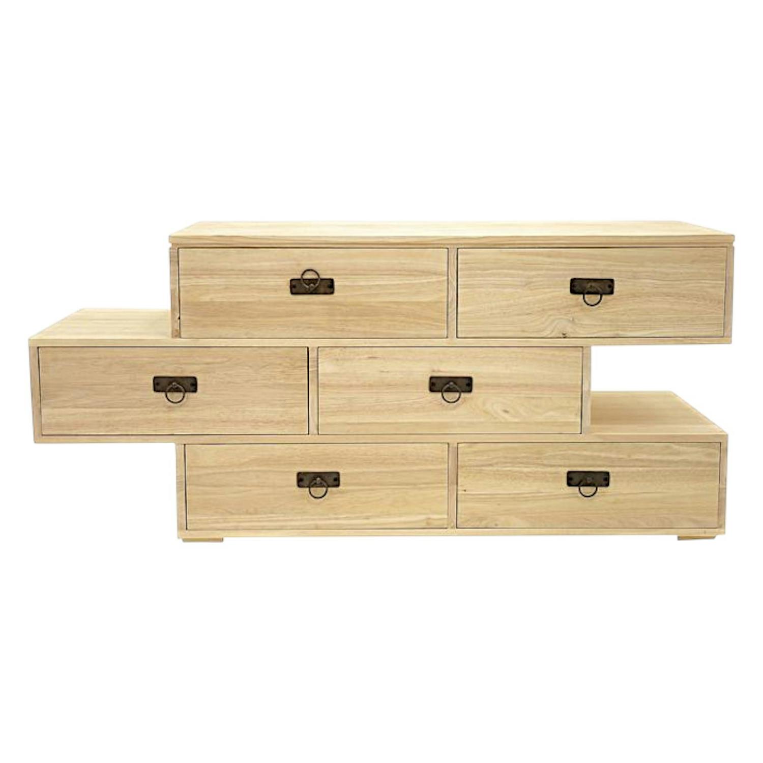 Commode destructurée hévéa 150CM HELENA