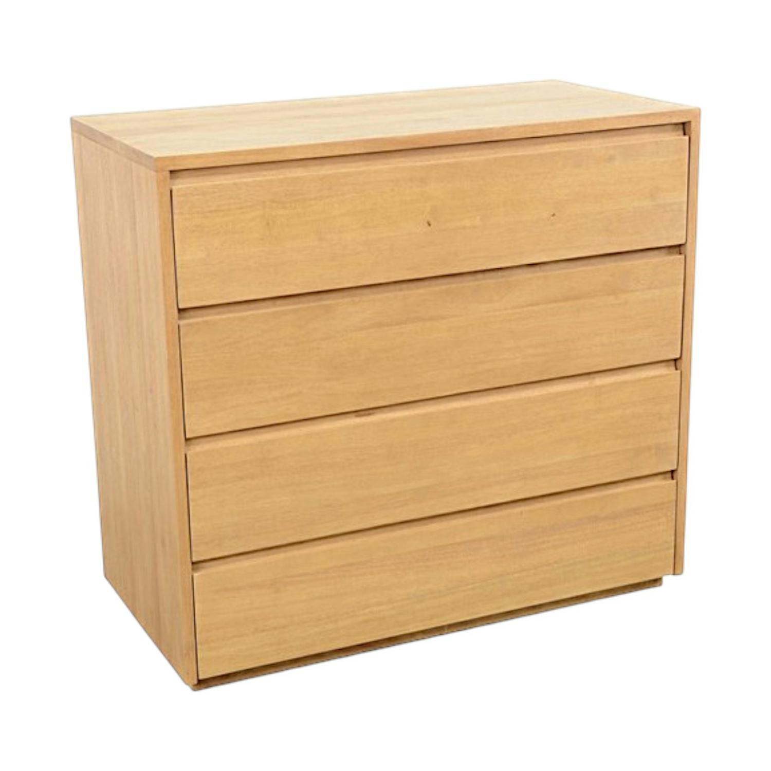 Commode Hévéa 4 tiroirs 90x45x86cm BALTIC