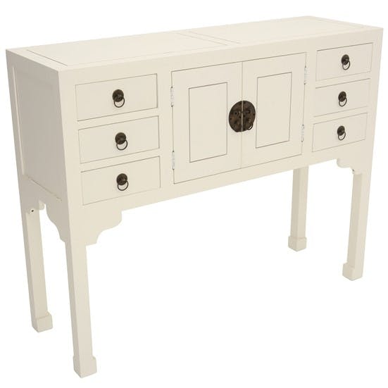 Console en Bois Massif - Style asiatique