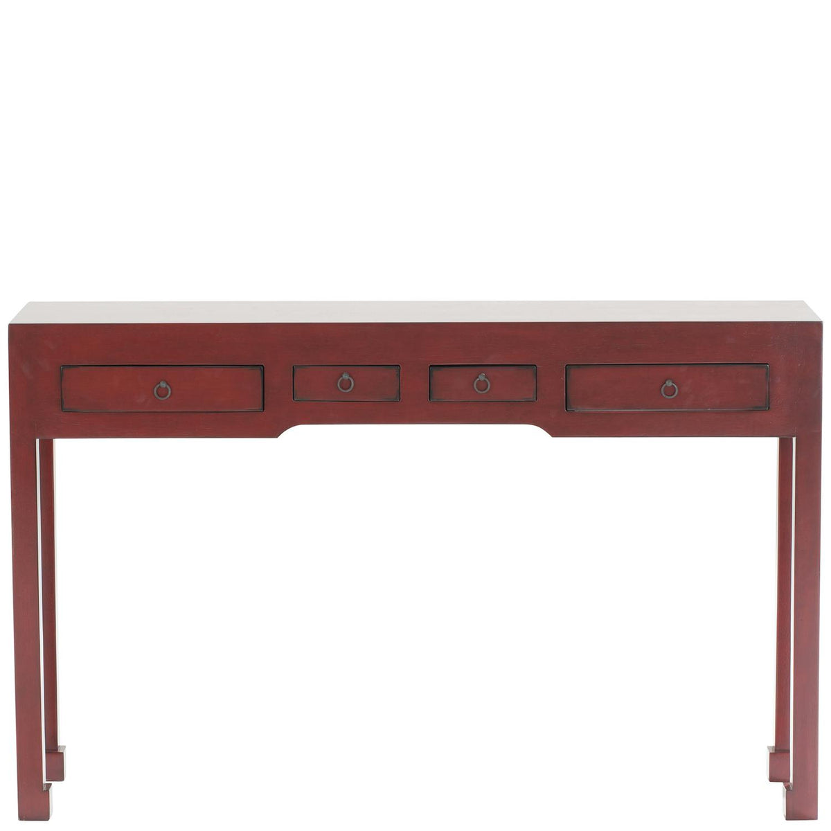 Console asiatique 4 tiroirs hévéa 120cm MAORI