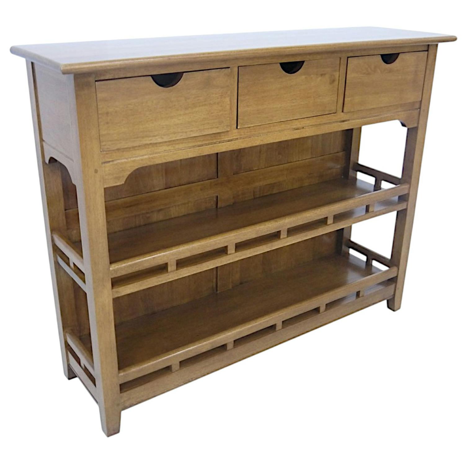 Console en bois massif - Style traditionnel