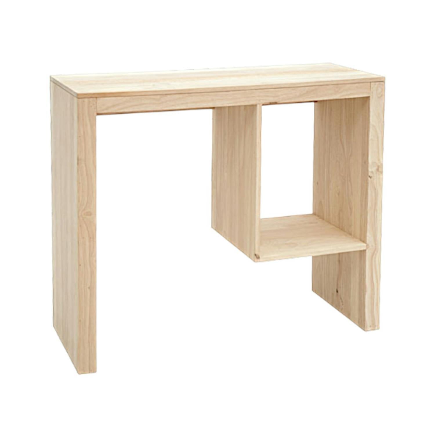 Console / Bureau Hévéa 1 niche 90x36x76cm GALA