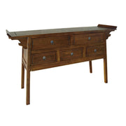 Console en bois massif - Style asiatique