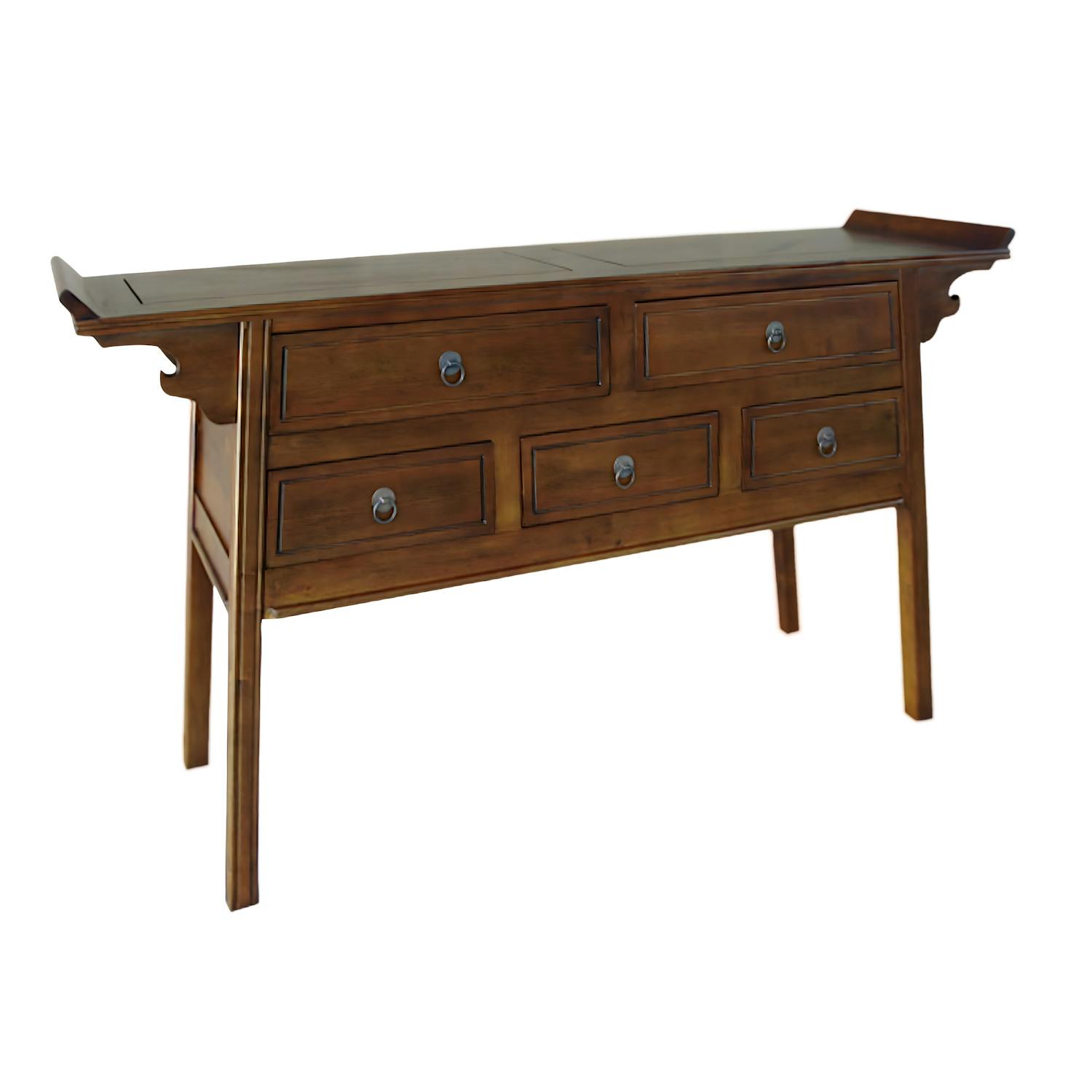 Console en bois massif - Style asiatique
