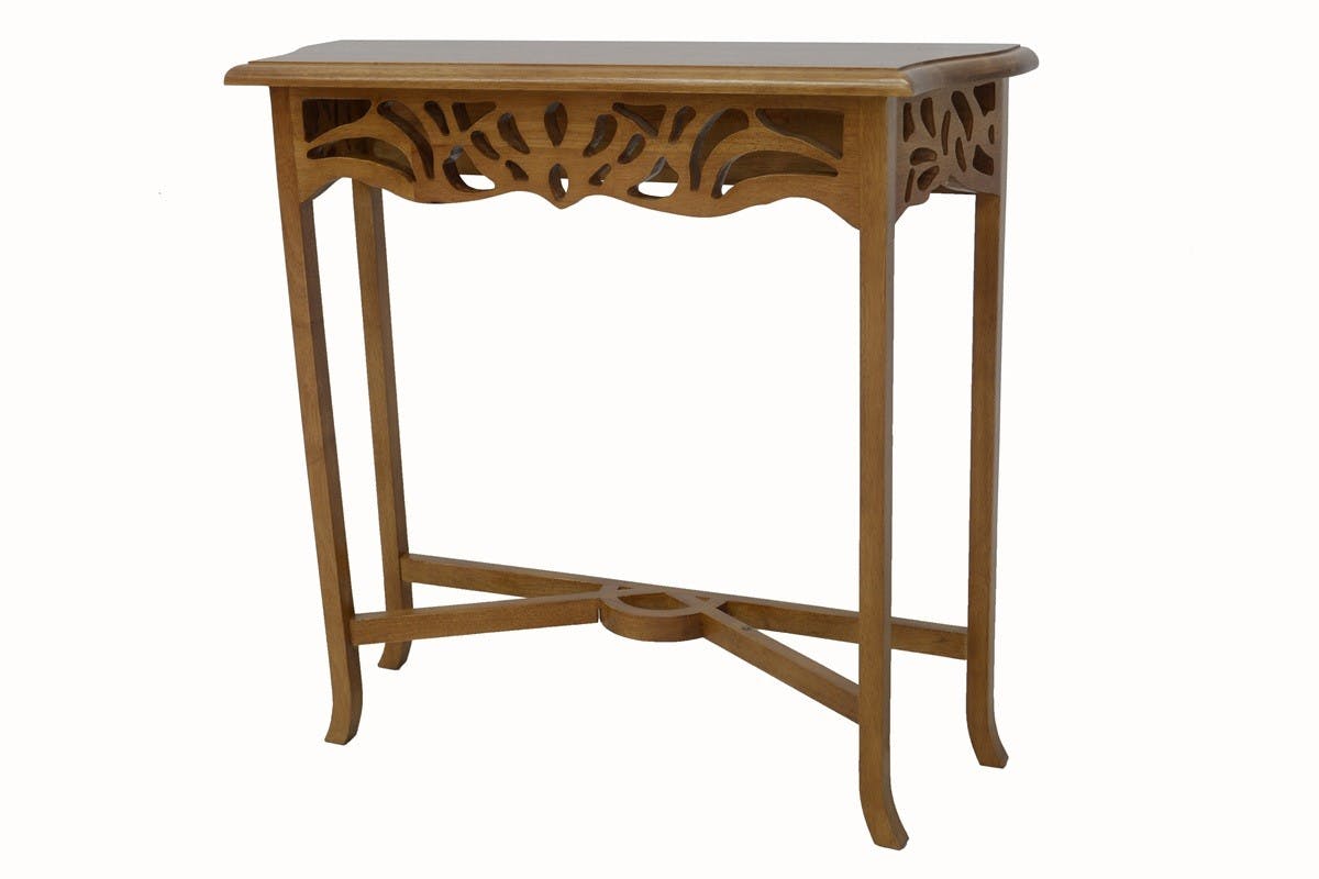 Console coloniale bois hévéa 80cm TRADITION