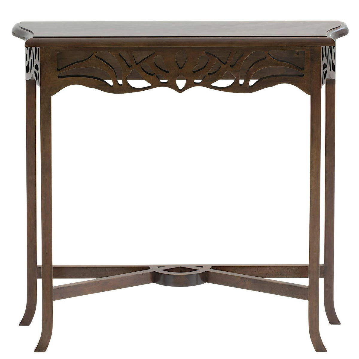 Console coloniale bois hévéa 80cm TRADITION