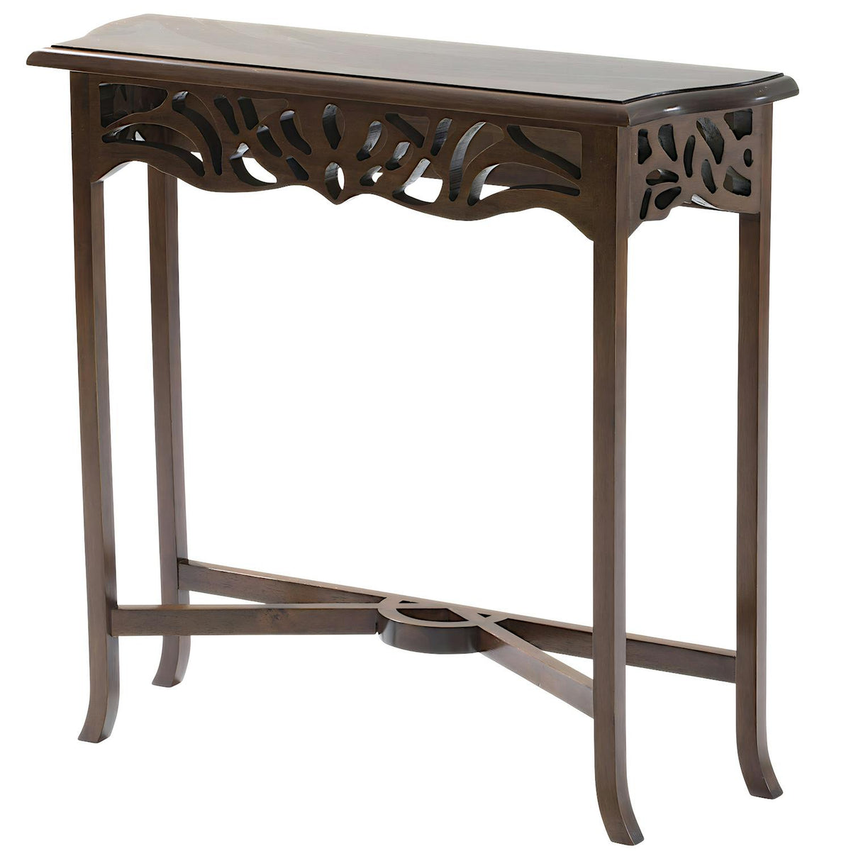 Console coloniale bois hévéa 80cm TRADITION