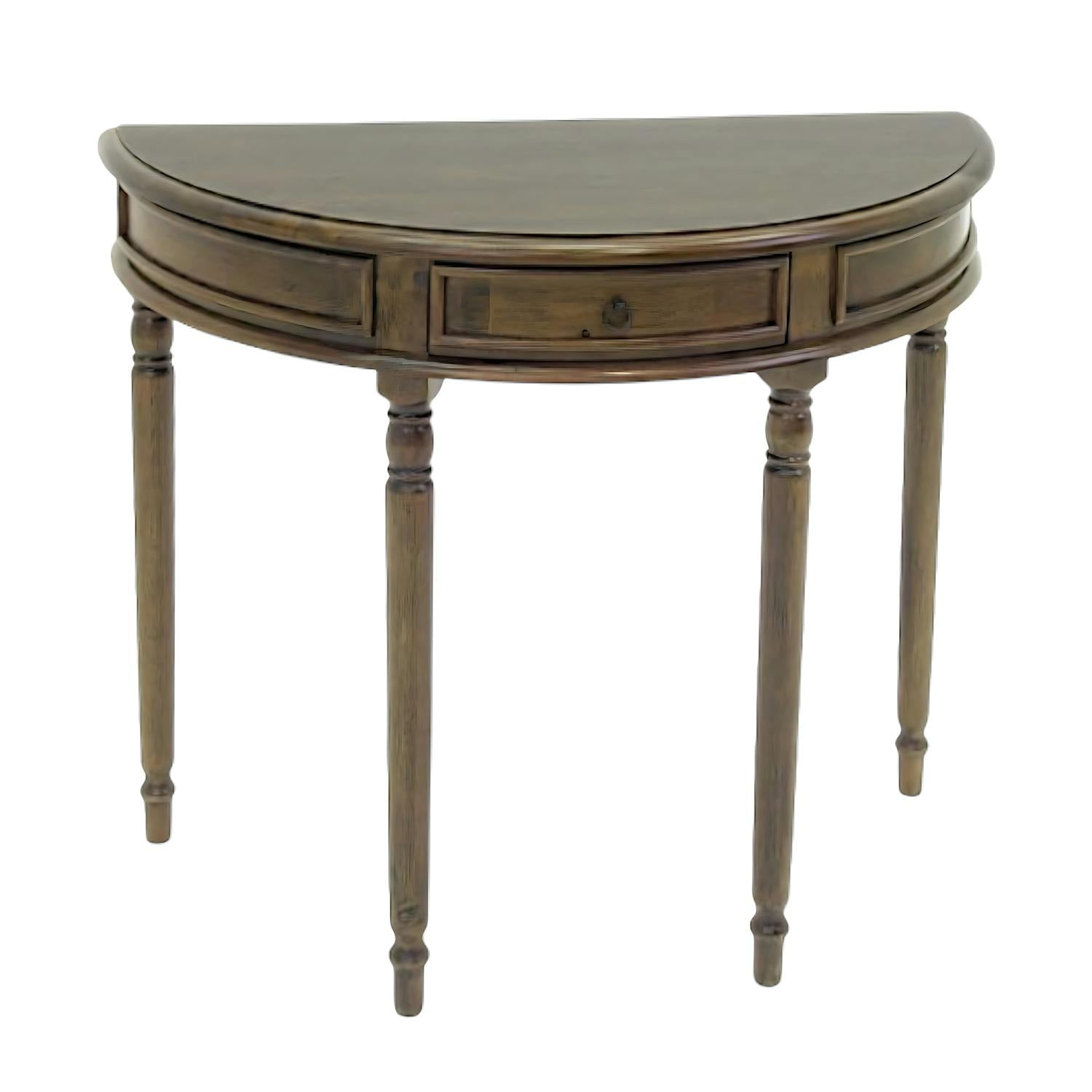 Console en bois massif - Style traditionnel