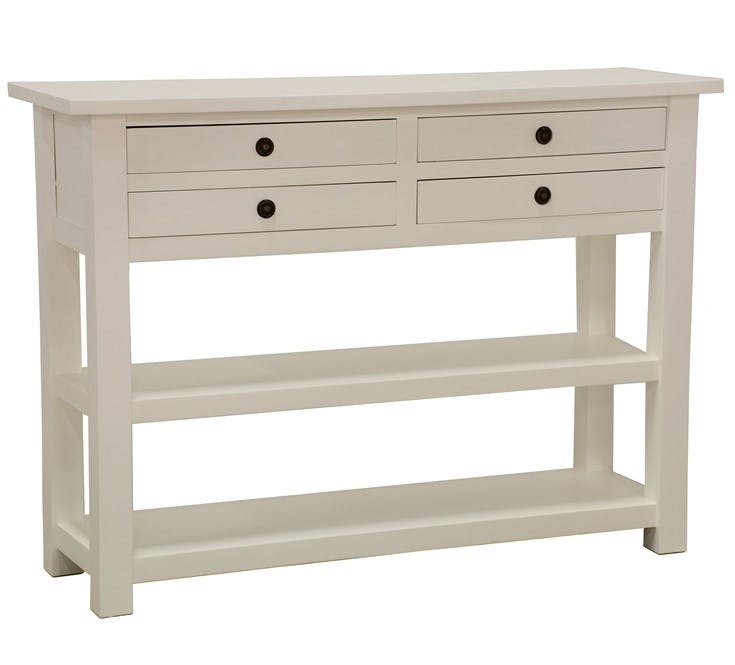 Console en bois massif - Style traditionnel