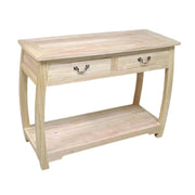 Console en bois massif - Style traditionnel