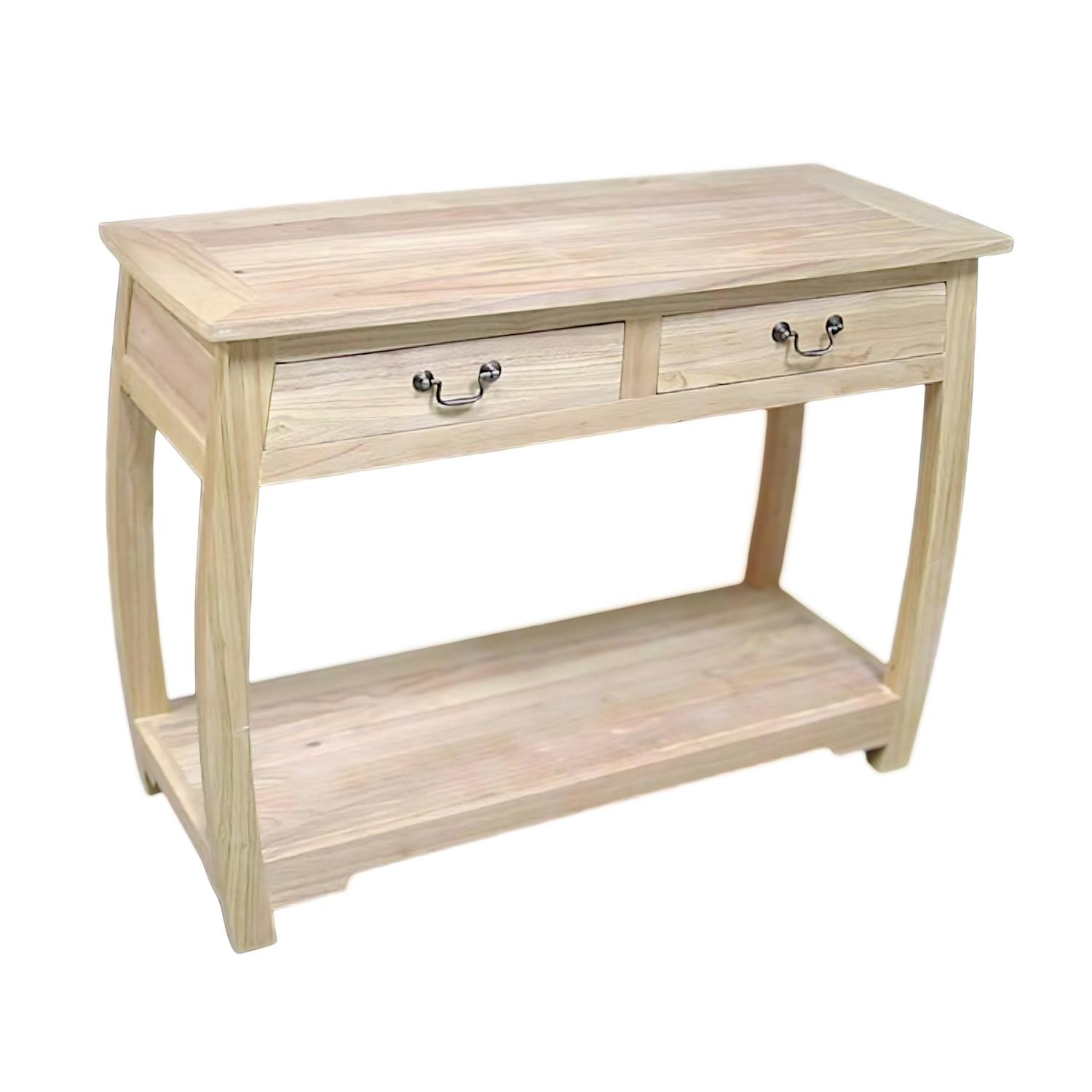 Console en bois massif - Style traditionnel