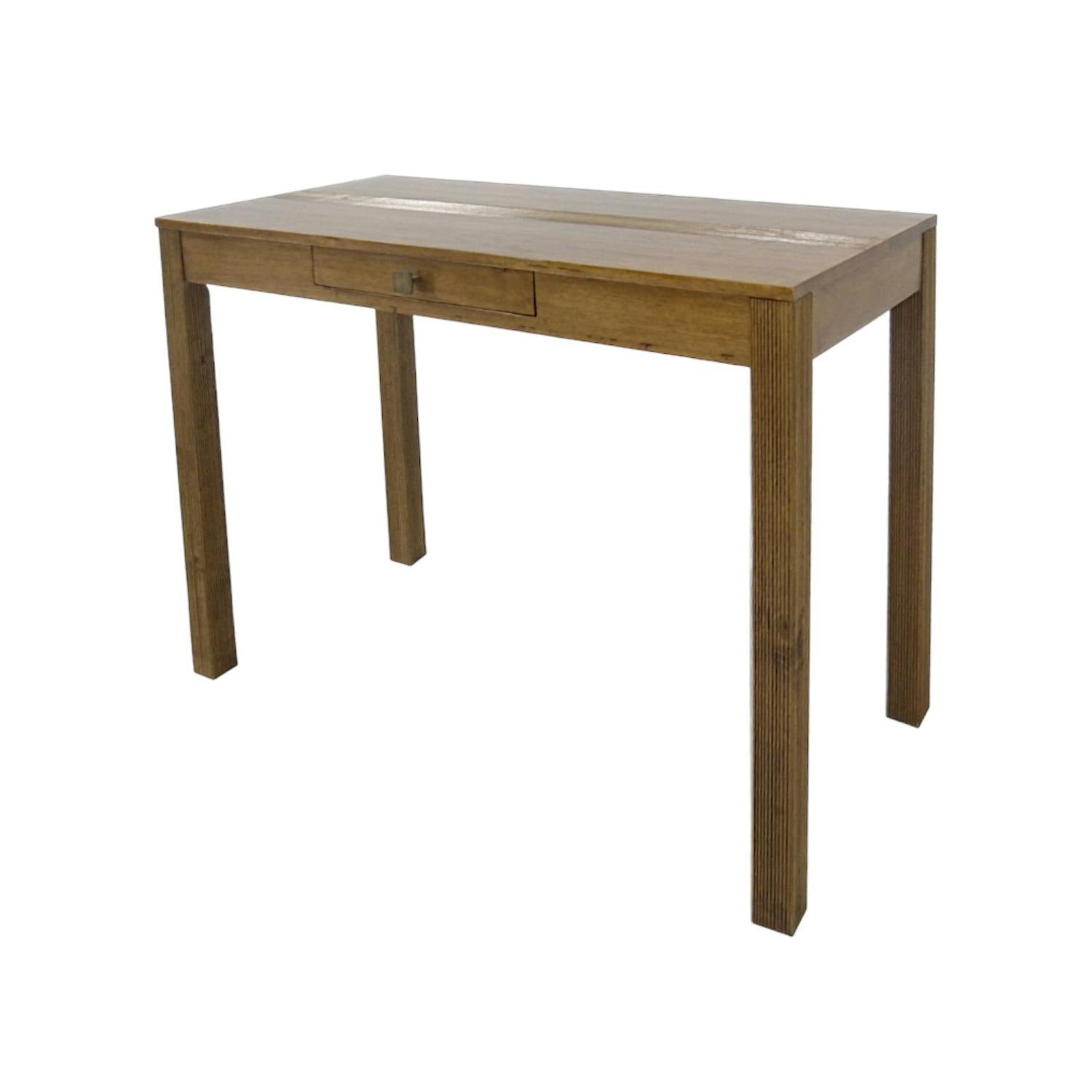 Console Hévéa 1 tiroir 100x50x76cm GALA
