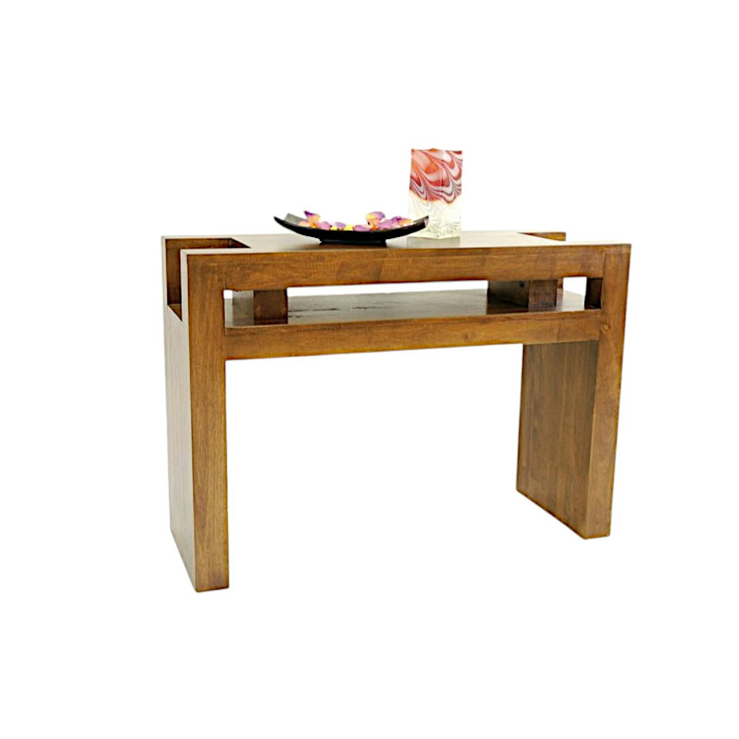 Console en bois massif - Style contemporain