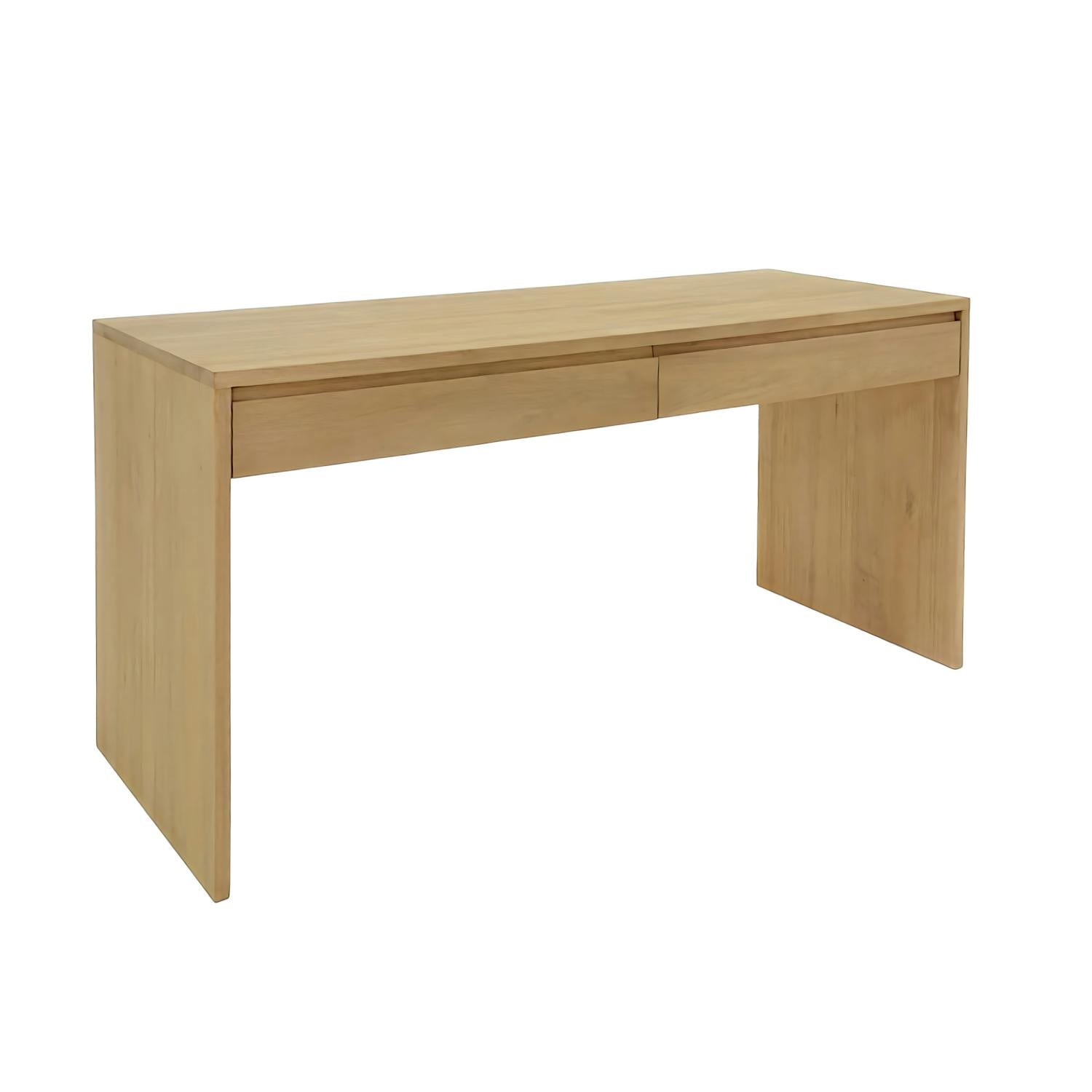 Console Hévéa 2 tiroirs 160x60x80cm BALTIC