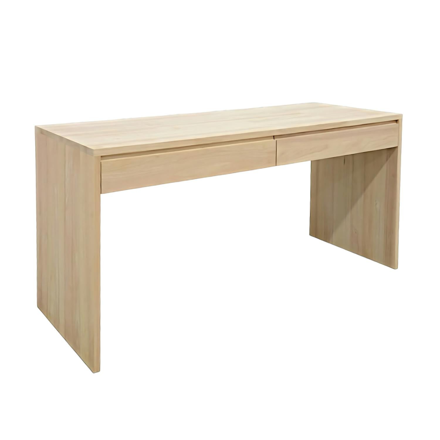 Console Hévéa 2 tiroirs 160x60x80cm BALTIC