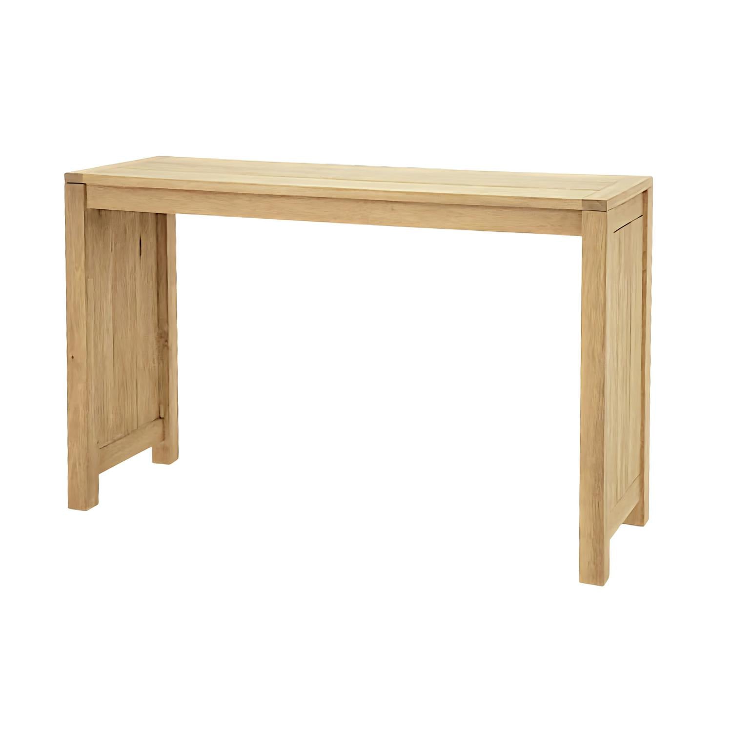 Console moderne bois hévéa 120cm ATTAN
